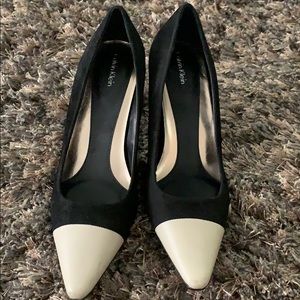 Calvin Klein heels black & white
